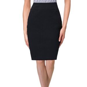 re:named Classic Black Pencil Skirt